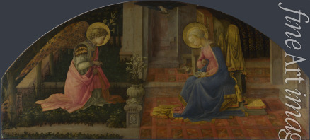 Lippi Fra Filippo - The Annunciation (Medici Panel)