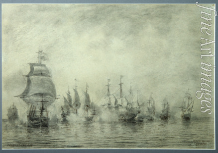 Bogolyubov Alexei Petrovich - First Naval Battle. Naum Senyavin