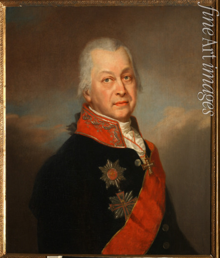 Alkin (Spartanski) P.A. - Porträt von Andrei Andrejewitsch Nartow (1736-1813)