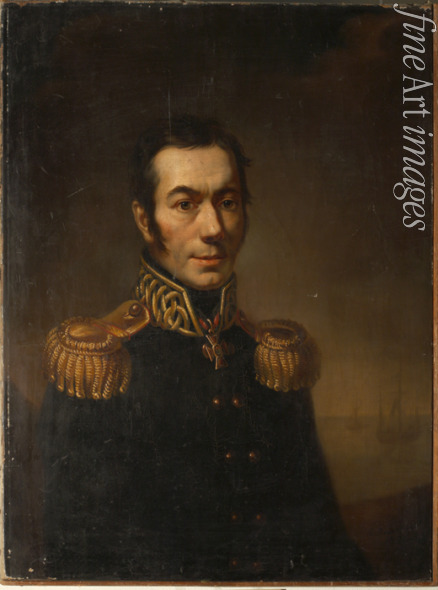 Zalessky Jacob - Portrait of the writer Platon Yakovlevich Gamaleya (1766-1817)