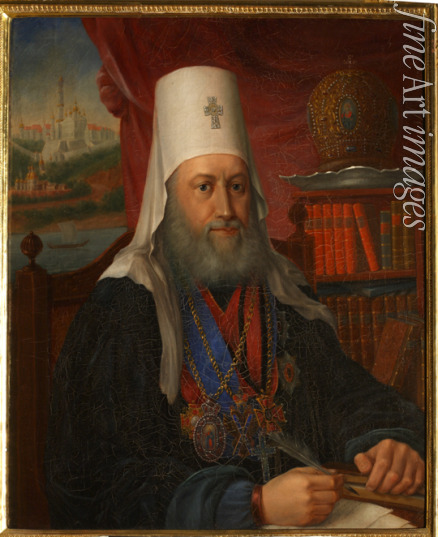 Kalaschnikow Alexei Afanasjewitsch - Porträt von Jewgenij Bolchowitinow (1767-1837), Metropolit von Kiew und Galizien