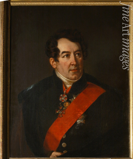 Mitoire Benoît Charles - Porträt von Dichter Dmitri Ossipowitsch Baranow (1773-1834)