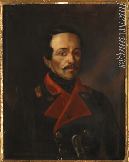 Poliwanow Nikolai Iwanowitsch - Porträt von Dichter Michail Jurjewitsch Lermontow (1814-1841)