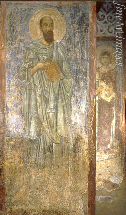 Ancient Russian frescos - The Apostle Paul