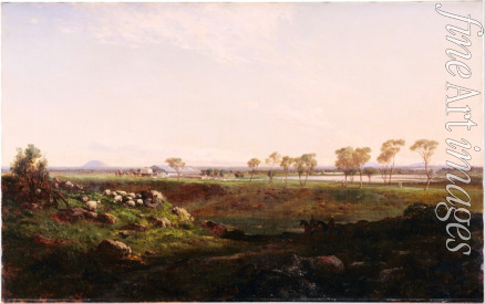 Buvelot Louis - Mount Fyans woolshed (The woolshed near Camperdown)