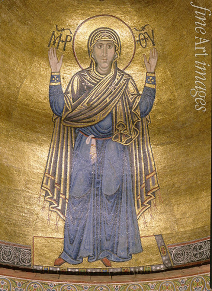 Byzantinischer Meister - Die Gottesmutter Orans