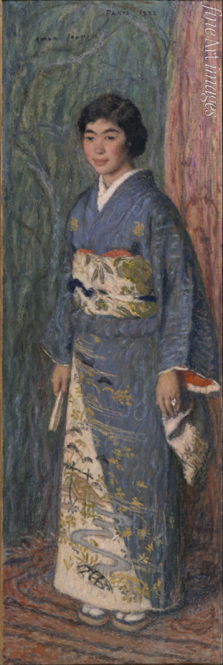 Aman-Jean Edmond François - Portrait of a Japanese Woman (Mrs. Kuroki)