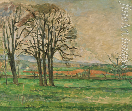Cézanne Paul - Die kahle Bäume bei Jas de Bouffan