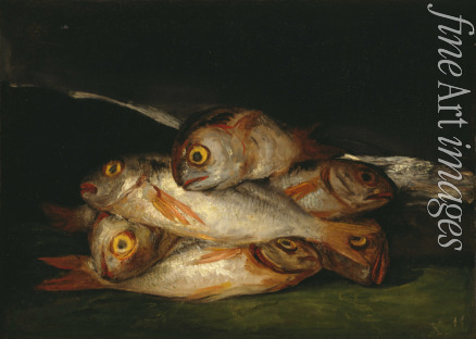 Goya Francisco de - Stillleben mit Goldbrassen