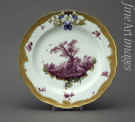 Master of the Petersburg Imperial Porcelain Manufactory - Porcelain Plate from the Orlov Service
