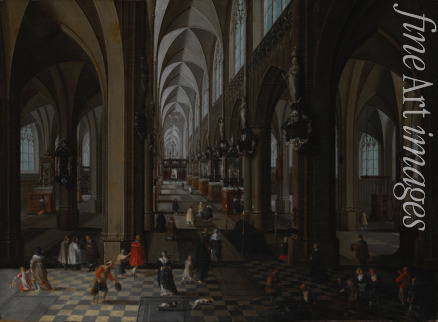 Neeffs Pieter der Ältere - Interieur in der Liebfrauenkathedrale zu Antwerpen
