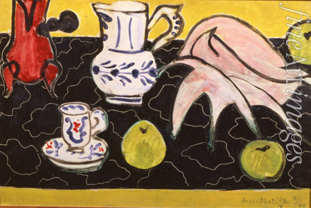 Matisse Henri - Stillleben mit Muschel auf schwarzem Marmor
