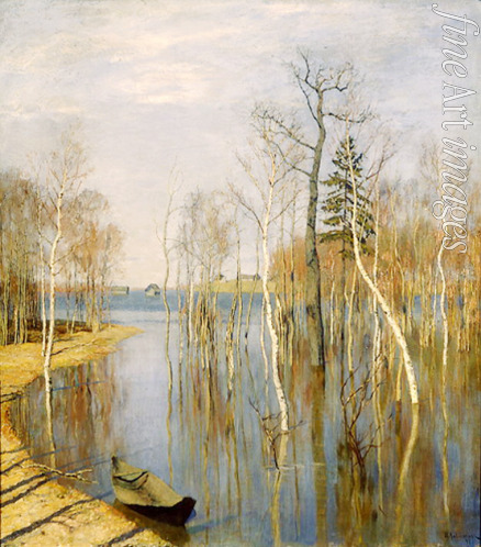 Levitan Isaak Ilyich - Spring. Flood Waters