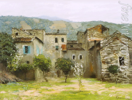 Levitan Isaak Ilyich - Near Bordighera. In Northern Italy