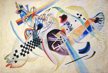 Kandinsky Wassily Wassiljewitsch - Komposition Nr. 224. Auf Weiß