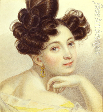 Sokolov Pyotr Fyodorovich - Portrait of Countess Glafira de Balmen