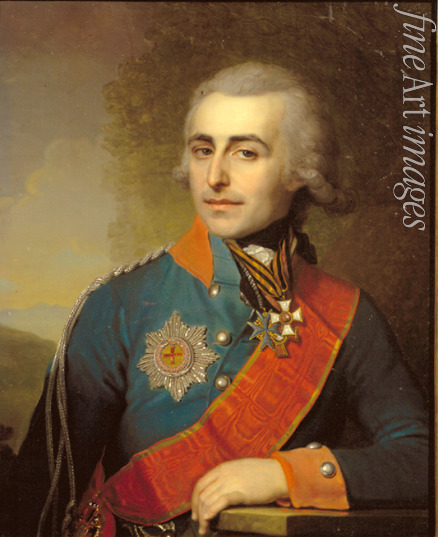 Borowikowski Wladimir Lukitsch - Porträt des General-Adjutanten Grafen Peter Tolstoi (1761-1844)