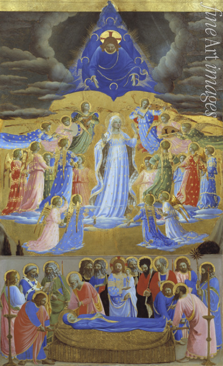 Angelico Fra Giovanni da Fiesole - Death and Assumption of the Virgin