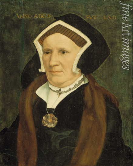 Holbein Hans der Jüngere - Porträt von Lady Margaret Butts