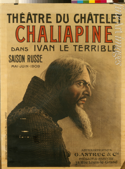 Verneau Eugene - Plakat für die Saison Russe im Théâtre du Châtelet