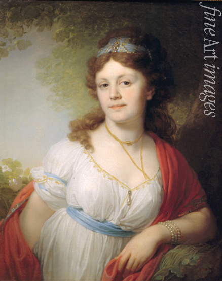 Borowikowski Wladimir Lukitsch - Bildnis Elisabeth Temkina (Tochter der Kaiserin Katharina II. und des Fürsten Grigorij Potjemkin)