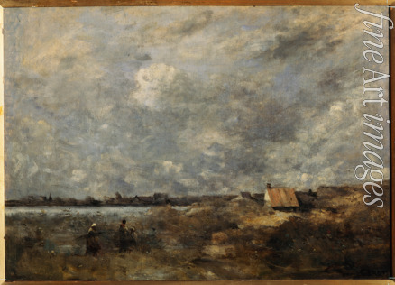 Corot Jean-Baptiste Camille - Stormy Weather. Pas de Calais