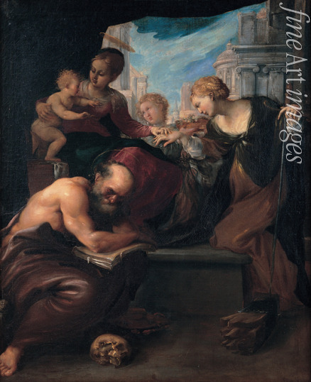 Faccini Pietro - Die mystische Hochzeit der heiligen Katharina