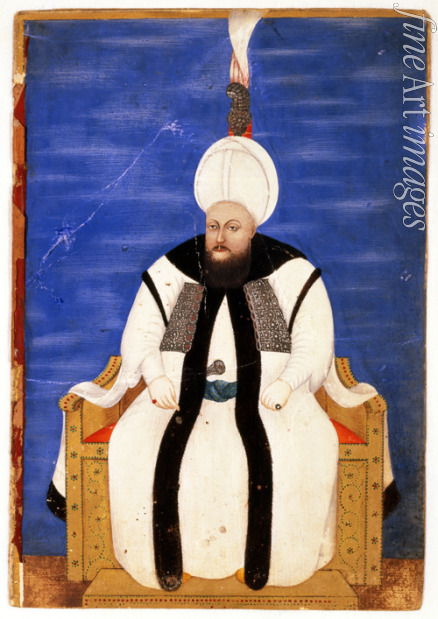 Türkischer Master - Porträt von Sultan Mustafa III. (1717-1774)