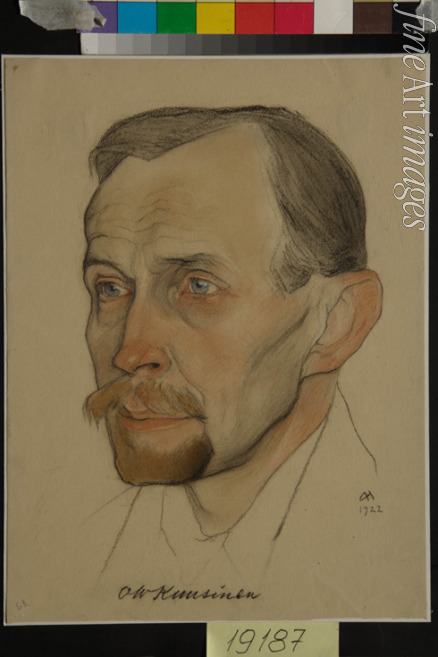 Andreev Nikolai Andreevich - Portrait of Otto Wilhelm (Wille) Kuusinen (1881-1964)
