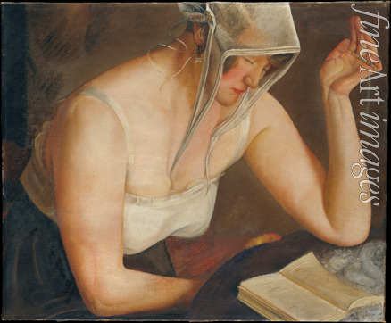 Grigoriev Boris Dmitryevich - Woman Reading
