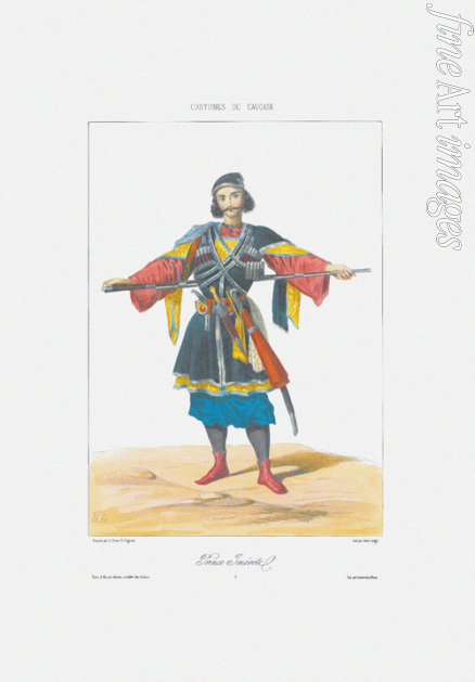 Gagarin Grigori Grigorievich - Prince of Imereti (From: Scenes, paysages, meurs et costumes du Caucase)