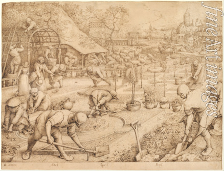Bruegel (Brueghel) Pieter der Ältere - Der Frühling