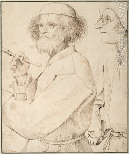 Bruegel (Brueghel) Pieter der Ältere - Maler und Käufer
