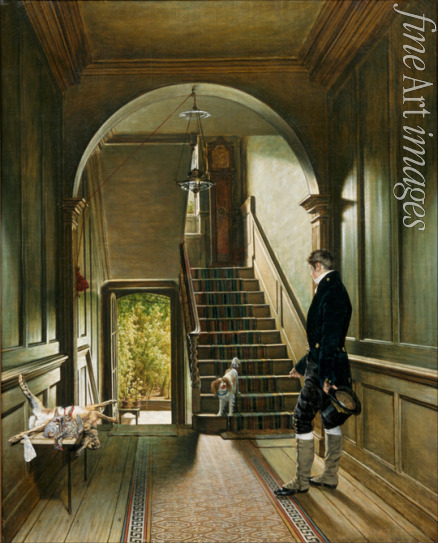 Wonder Pieter Christoffel - Die Treppe in Londoner Residenz des Künstlers