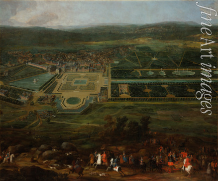 Martin Pierre-Denis II - View of the Château de Fontainebleau
