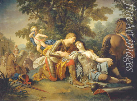 Lagrenée Louis-Jean-François - Tancred and Clorinda