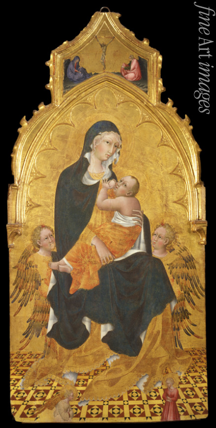 Giovanni di Paolo - Madonna with Child and Angels. The Annunciation