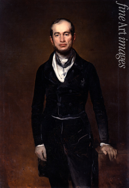 Rayski Louis Ferdinand von - Portrait of the Chamberlain Count Julius Zech-Burkersroda
