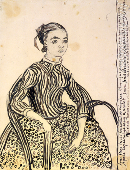 Gogh Vincent van - Portrait of a young Lady (La Mousmé)