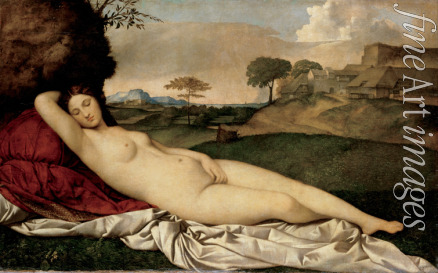 Tizian - Schlummernde Venus