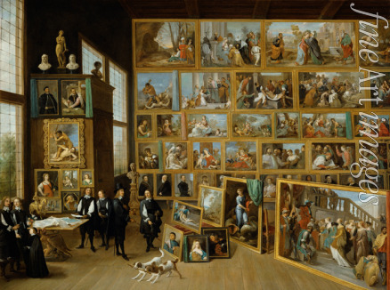 Teniers David der Jüngere - Erzherzog Leopold Wilhelm in seiner Galerie in Brüssel