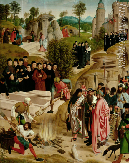 Geertgen tot Sint Jans - Schicksal der irdischen Überreste Johannes des Täufers