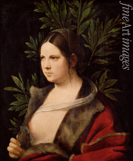 Giorgione - Bildnis einer jungen Frau (