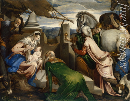 Bassano Jacopo il vecchio - Die Anbetung der Könige