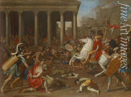 Poussin Nicolas - Die Zerstörung des Tempels in Jerusalem durch Titus