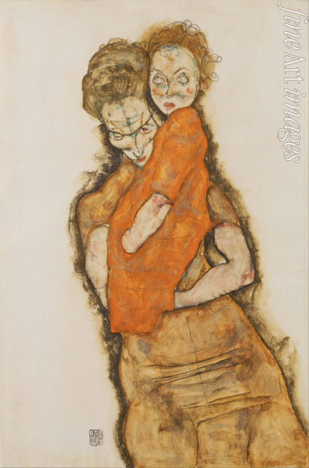 Schiele Egon - Mother and Child
