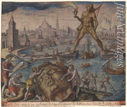 Galle Philipp (Philips) - The Colossus of Rhodes (from the series 
