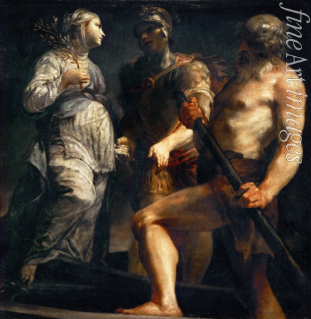 Crespi Giuseppe Maria - Aeneas, Sibyl and Charon