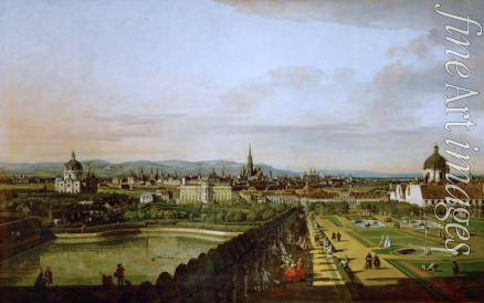 Bellotto Bernardo - Wien, vom Belvedere aus gesehen