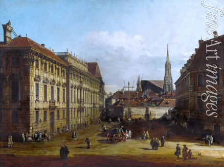 Bellotto Bernardo - Vienna, the Lobkowitzplatz